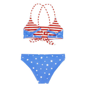 STARS & STRIPES REVERSIBLE TWO PIECE BIKINI - FEATHER 4 ARROW