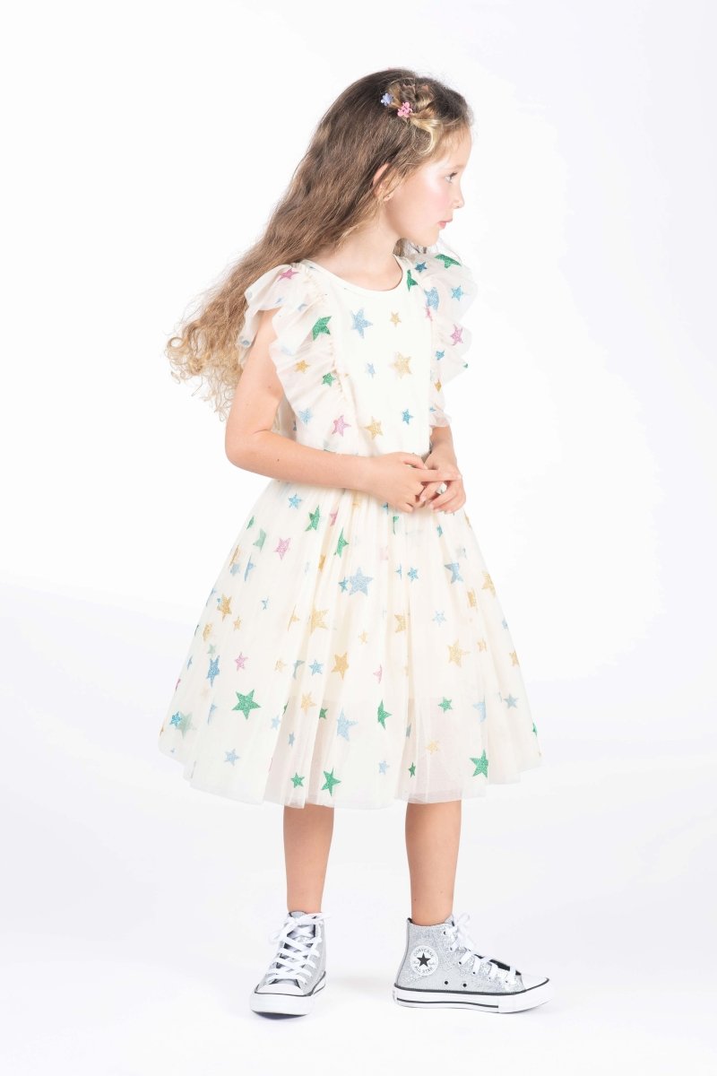 STARS TULLE TUTU DRESS (PREORDER) - ROCK YOUR BABY