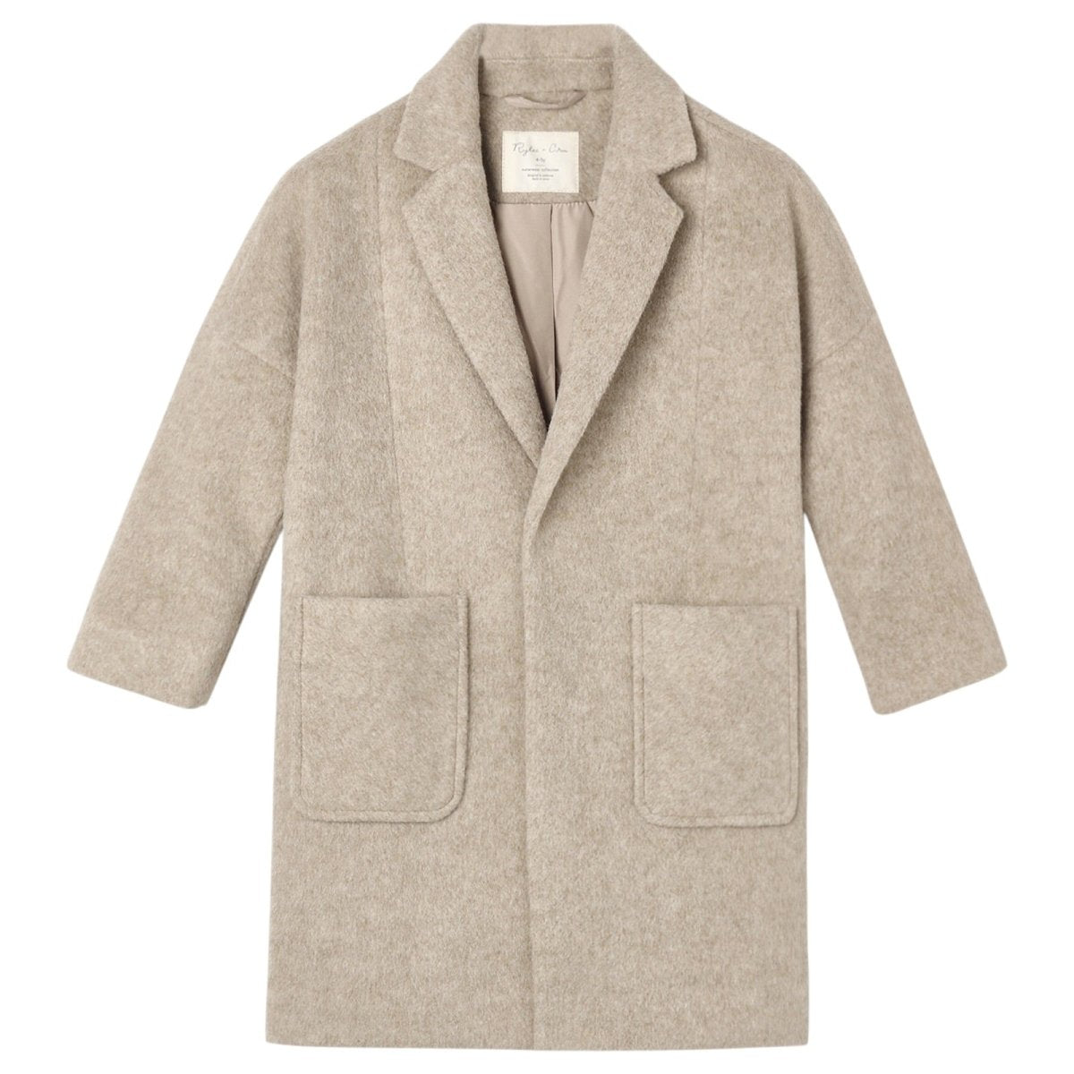 STONE LONGLINE COAT - RYLEE + CRU - JACKETS