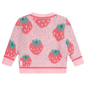 STRAWBERRY FIELDS SPONGE CARDIGAN (PREORDER) - HUXBABY - CARDIGANS