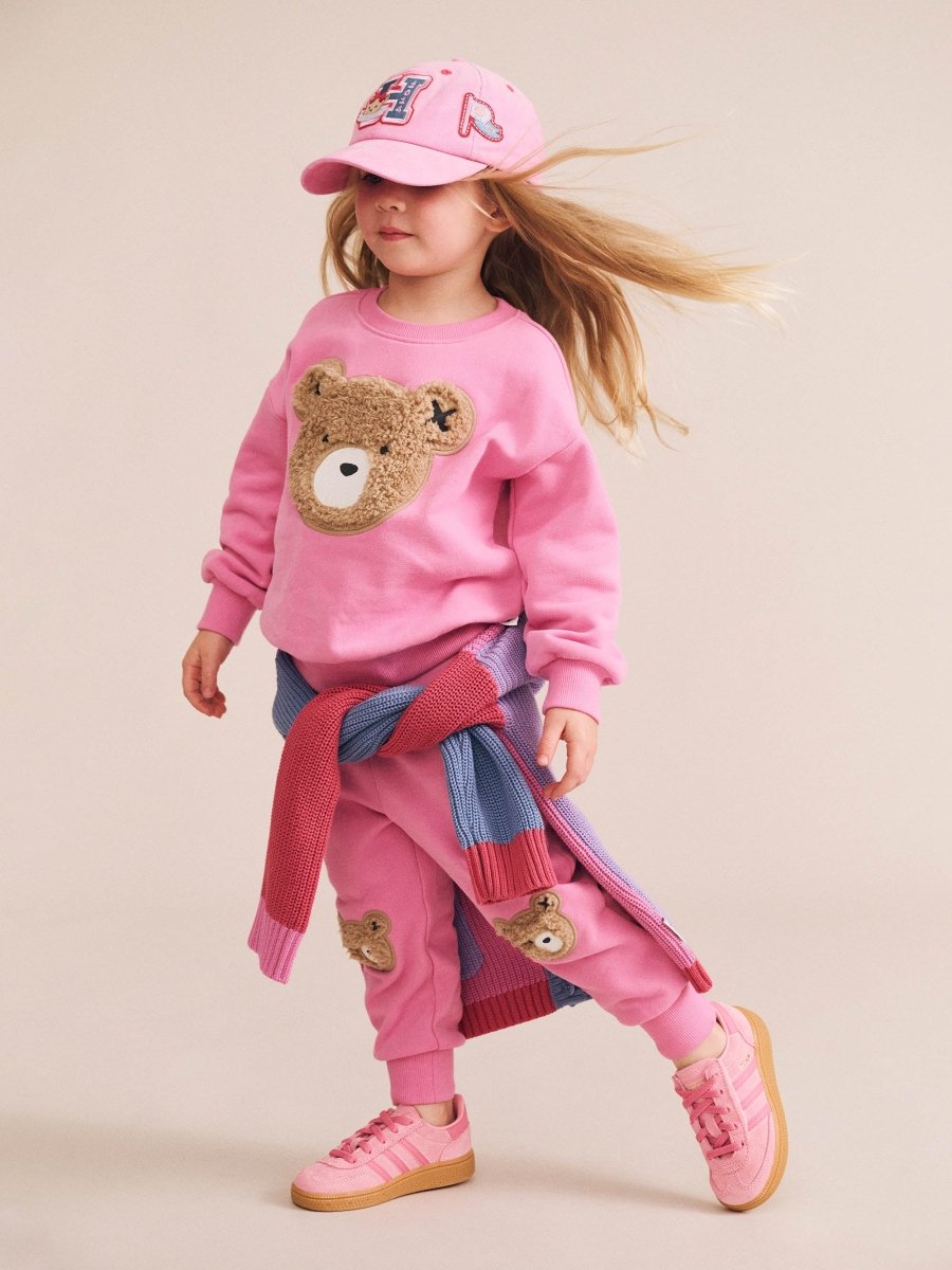STRAWBERRY FURRY HUXBEAR SWEATSHIRT AND SWEATPANTS SET - HUXBABY