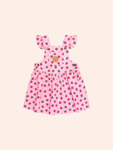 STRAWBERRY PINAFORE OVERALL DRESS (PREORDER) - HUXBABY