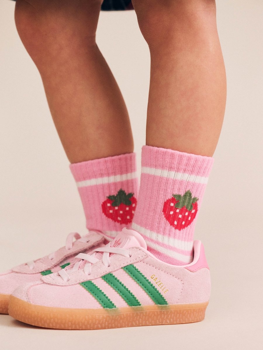 STRAWBERRY/CHERRY 2 PACK SOCKS - HUXBABY