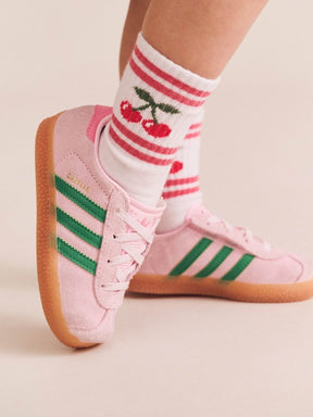 STRAWBERRY/CHERRY 2 PACK SOCKS - HUXBABY