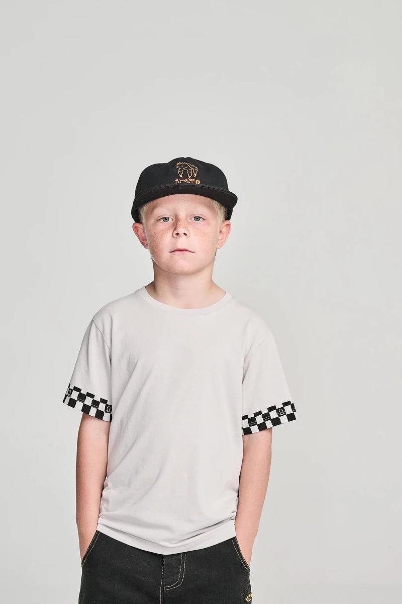 STREET RACE CHECKERED TSHIRT (PREORDER) - MUNSTER KIDS