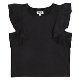 STUDDED FLUTTER TOP - TANK TOPS