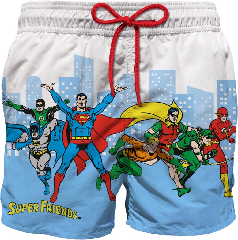 SUPERHERO FRIENDS HAITI SWIM TRUNKS (PREORDER) - MC2 SAINT BARTH KIDS