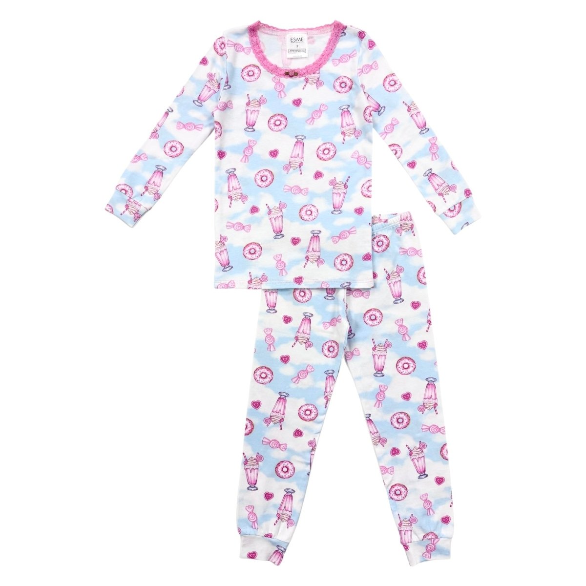 SWEET HEAVEN MILKSHAKE LONG SLEEVE PJS - ESME