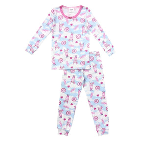 SWEET HEAVEN MILKSHAKE LONG SLEEVE PJS - ESME - PAJAMAS