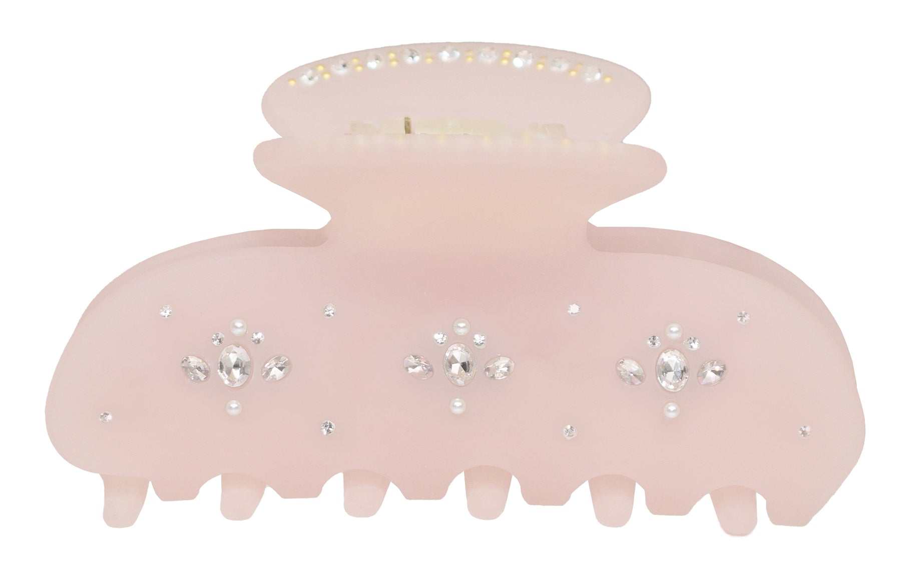 BLUSH DROP SWEETHEART CLAW CLIP