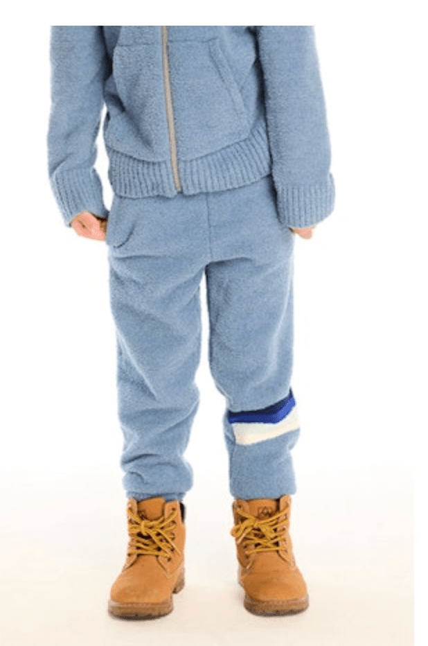 TAHOE STRIPE FUZZY FLEECE LOUNGE PANTS (PREORDER) - CHASER KIDS