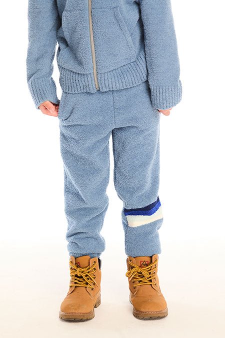 TAHOE STRIPE FUZZY FLEECE LOUNGE PANTS (PREORDER) - CHASER KIDS