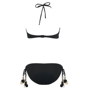 TALONI METALLIC RUFFLES TWO PIECE BIKINI - NESSI BYRD