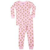 TEDDY BEAR LONG SLEEVE TWO PIECE PAJAMA - BABY STEPS - PAJAMAS