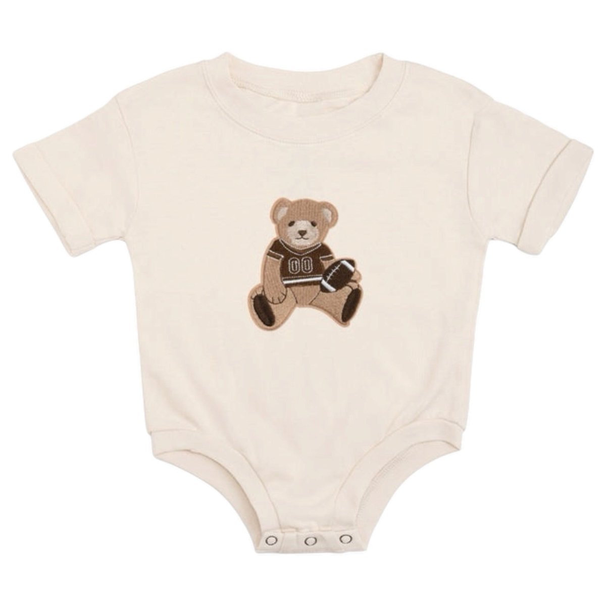 TEDDY BEAR PATCH ROMPER (PREORDER) - SWEET WINK