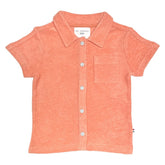 TERRY CABANA BUTTON DOWN TOP - SOL ANGELES KIDS