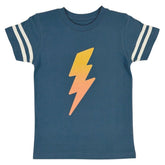 THE POWERS BOLT STRIPE TSHIRT - TINY WHALES - SHORT SLEEVE TOPS