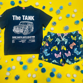 THE TANK ST BARTH PORTLAND TSHIRT - MC2 SAINT BARTH KIDS - SHORT SLEEVE TOPS