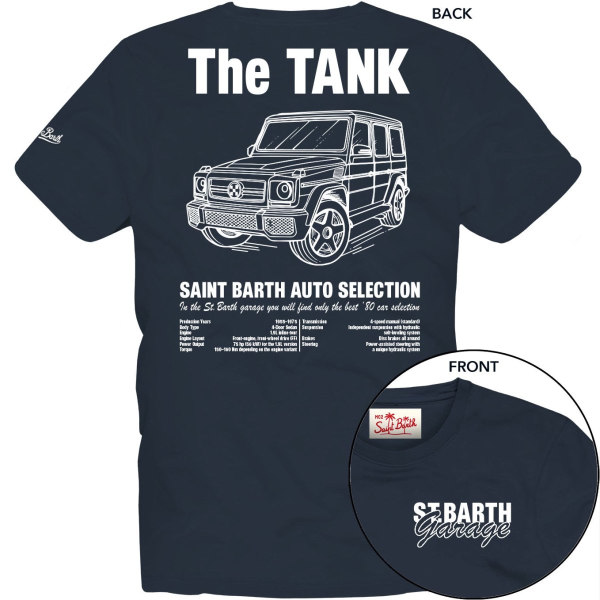 THE TANK ST BARTH PORTLAND TSHIRT (PREORDER) - MC2 SAINT BARTH KIDS
