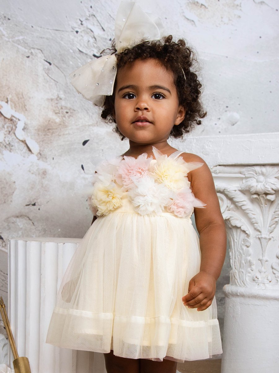 Infant Tutu Tutu Monde Dresses Bb Glitz Tutu Dress Linen 0-3 Months Shell: (Knitted Fabric Infant Tutu Tutu Monde Dresses Bb Glitz Tutu Dress Linen 0-3 Months Shell: (Knitted Fabric