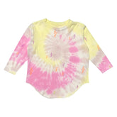 TIE DYE BOLT LONG SLEEVE TSHIRT - LONG SLEEVE TOPS