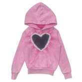 TIE DYE HEART HOODIE - CALIFORNIAN VINTAGE