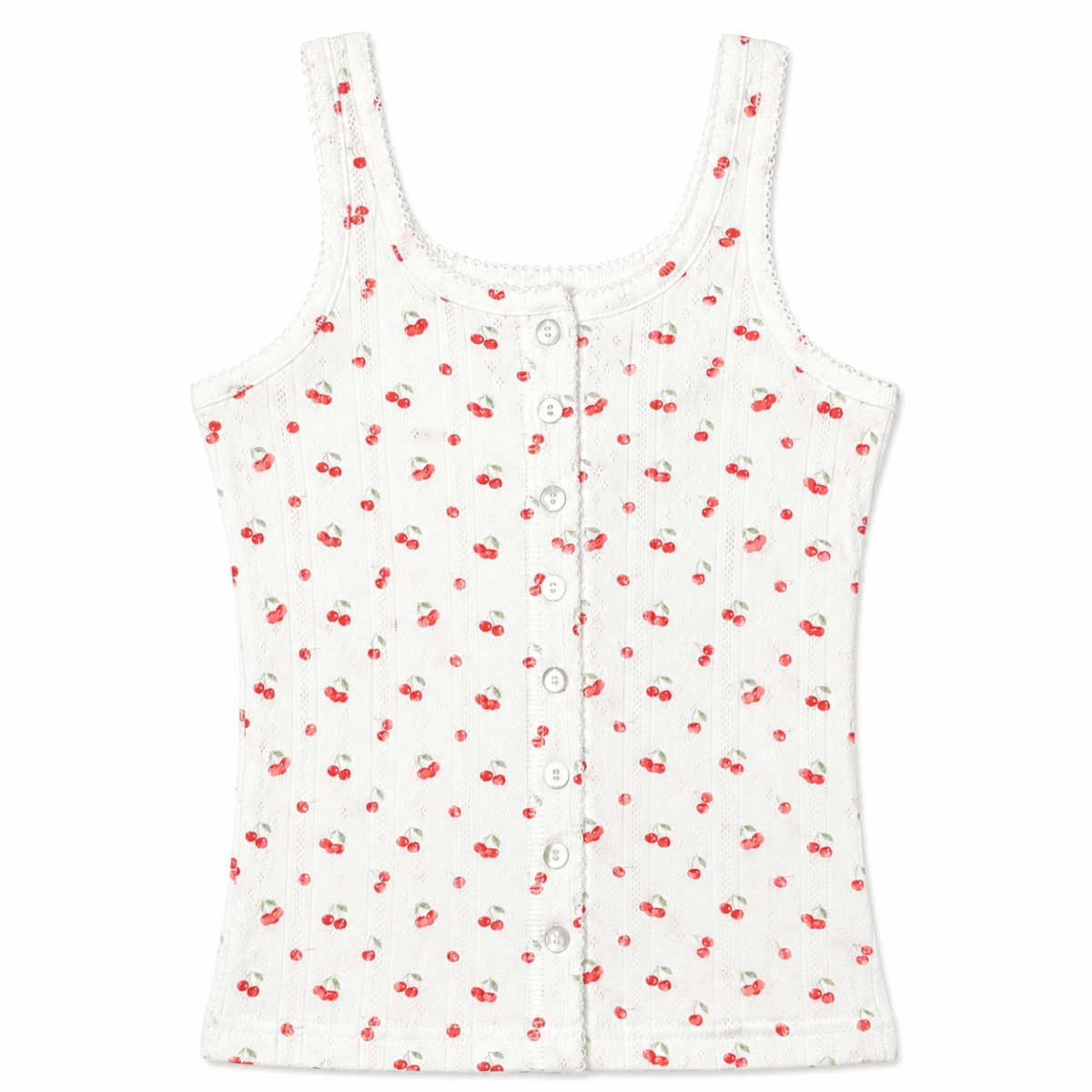 TINY CHERRIES MARINA TANK TOP - KATIE J NYC