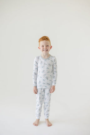 TO THE MOON LONG SLEEVE PJS BOYS - PAJAMAS