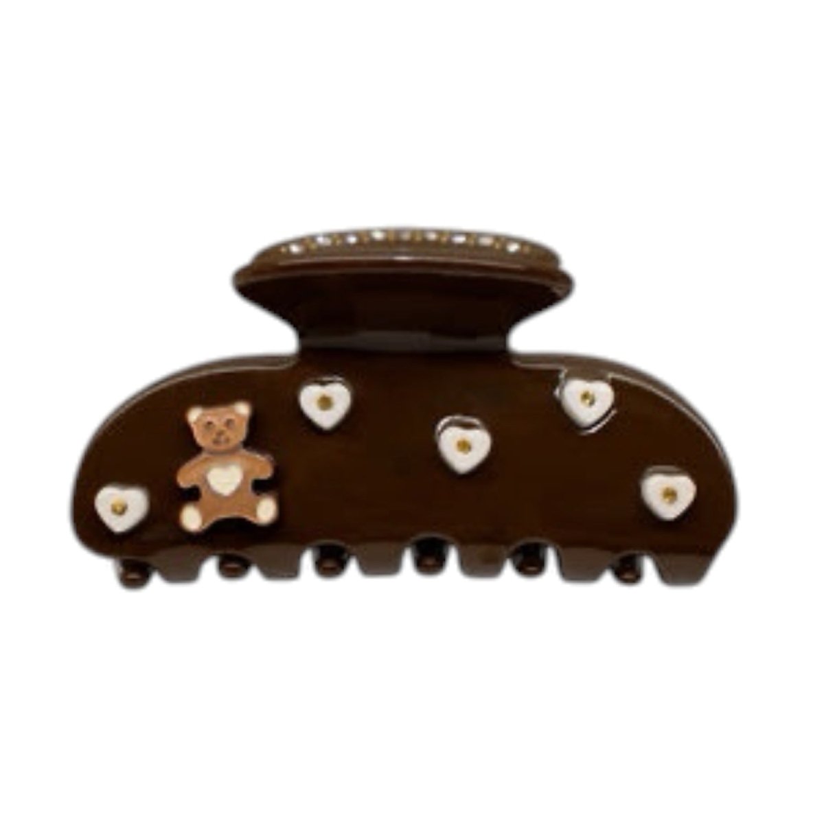 TOASTED TEDDY SWEETHEART CLAW CLIP (PREORDER) - EMI JAY