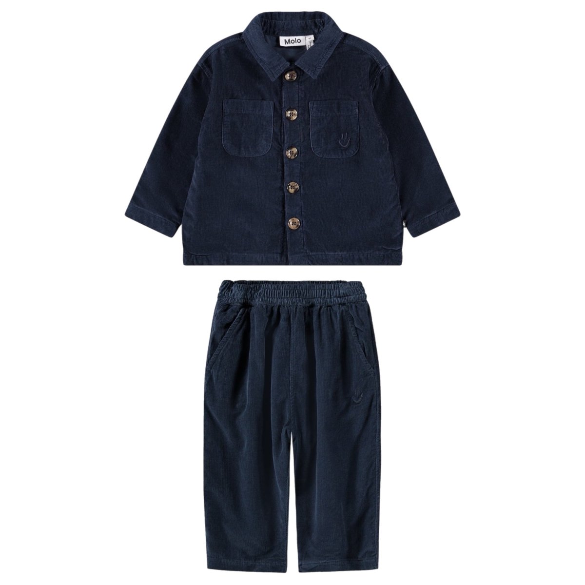 TOTAL ECLIPSE CORDUROY SHACKET AND PANTS SET (PREORDER) - MOLO