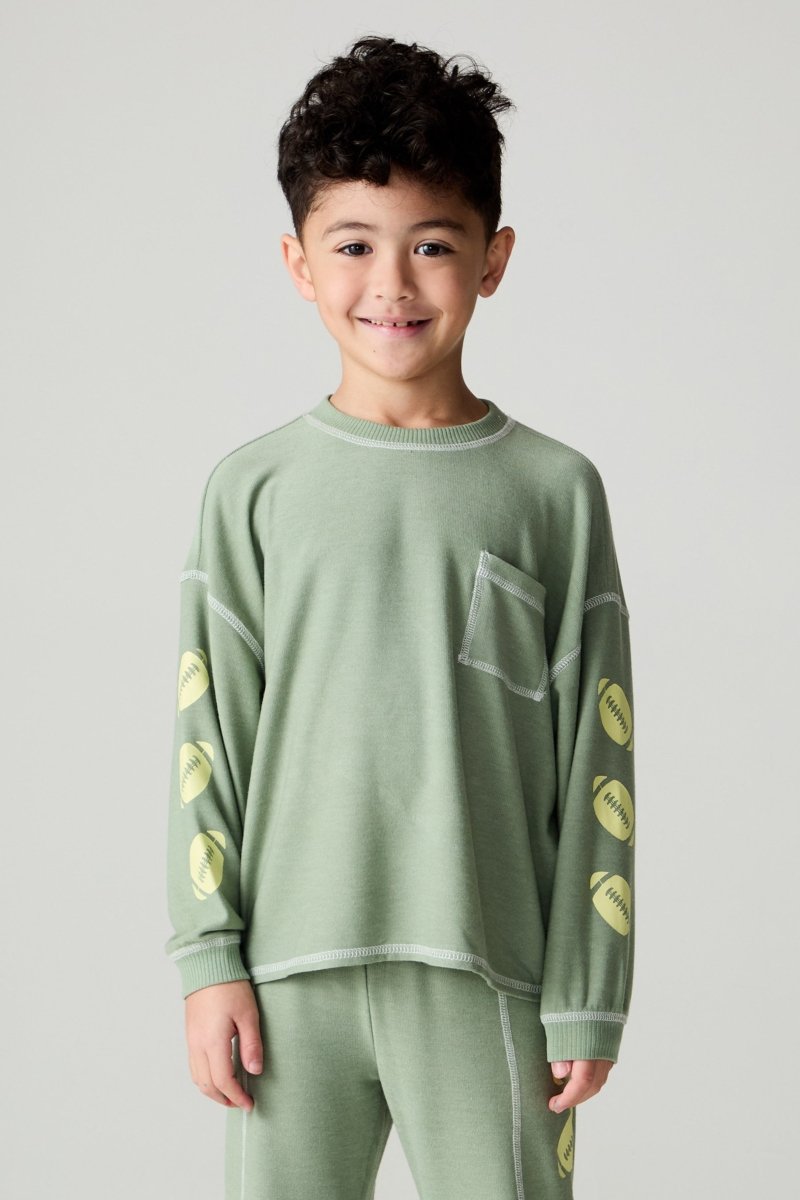 TOUCHDOWN FOOTBALL SWEATSHIRT (PREORDER) - CHASER KIDS