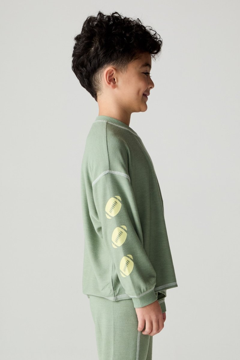 TOUCHDOWN FOOTBALL SWEATSHIRT (PREORDER) - CHASER KIDS