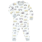 TRANSPORTATION TRUCKS LONG SLEEVE PJS - PAJAMAS