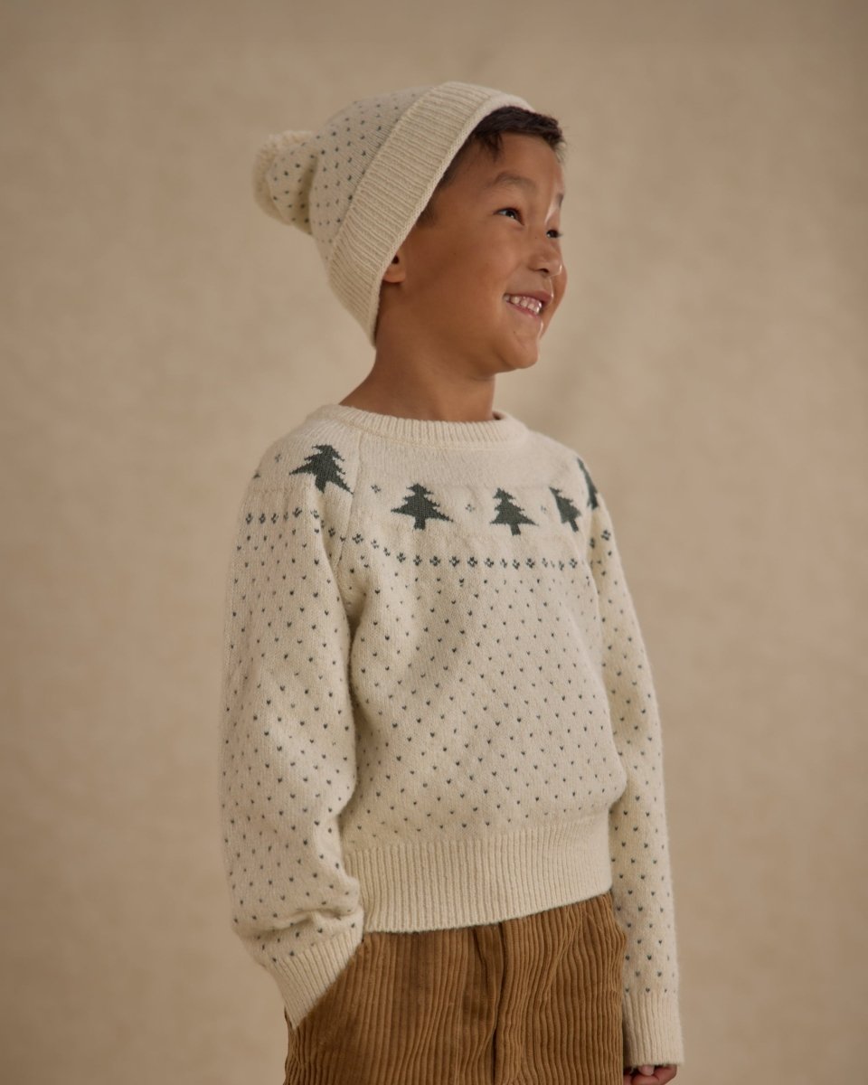 TREES FAIRE ISLE SWEATER - RYLEE + CRU
