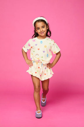 TRUE CRYSTAL ICONS SHORT SLEEVE AND SHORTS SET - MINI DREAMERS