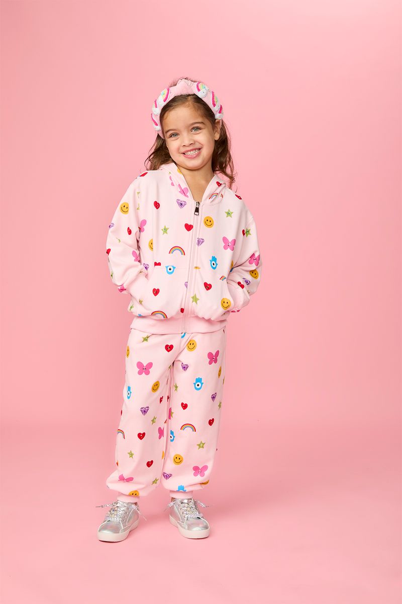TRUE ICON ZIP UP HOODIE AND SWEATPANTS SET - MINI DREAMERS