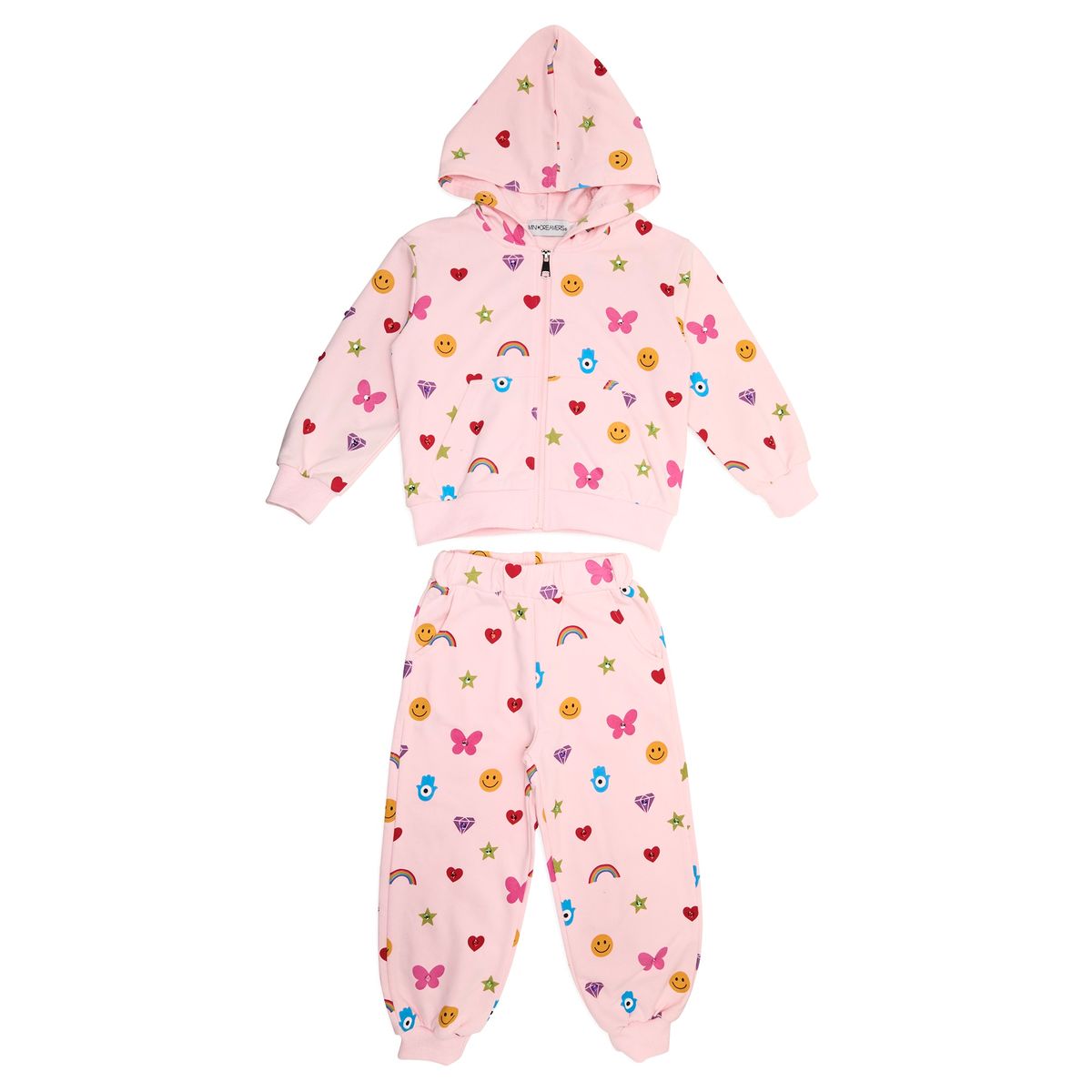 TRUE ICON ZIP UP HOODIE AND SWEATPANTS SET - MINI DREAMERS