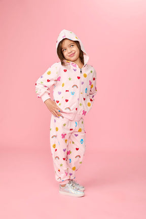 TRUE ICON ZIP UP HOODIE AND SWEATPANTS SET - MINI DREAMERS