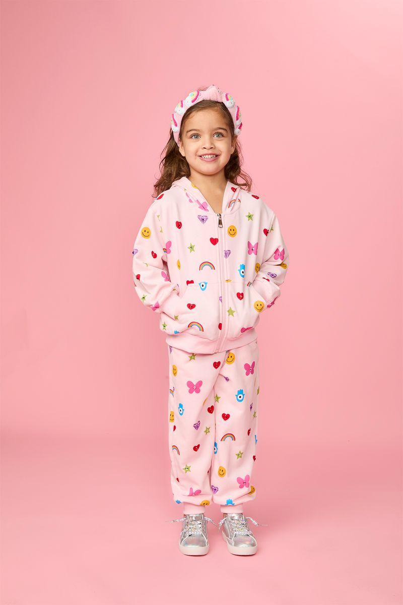 TRUE ICON ZIP UP HOODIE AND SWEATPANTS SET - MINI DREAMERS