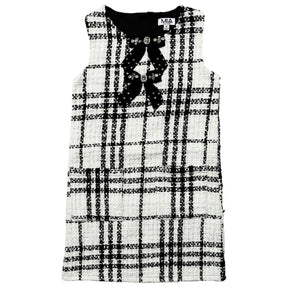TWEED BOW DRESS - MIA NEW YORK - DRESSES