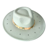 TWINKLE STARDUST FEDORA HAT - SAGE & SADDLE