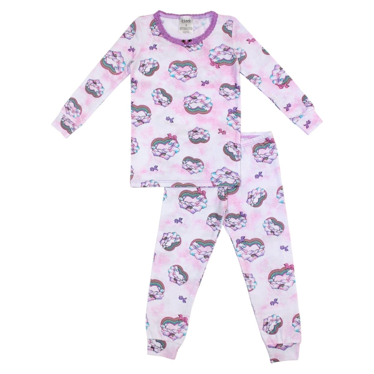 UNICORN LOVE LONG SLEEVE PJS - ESME