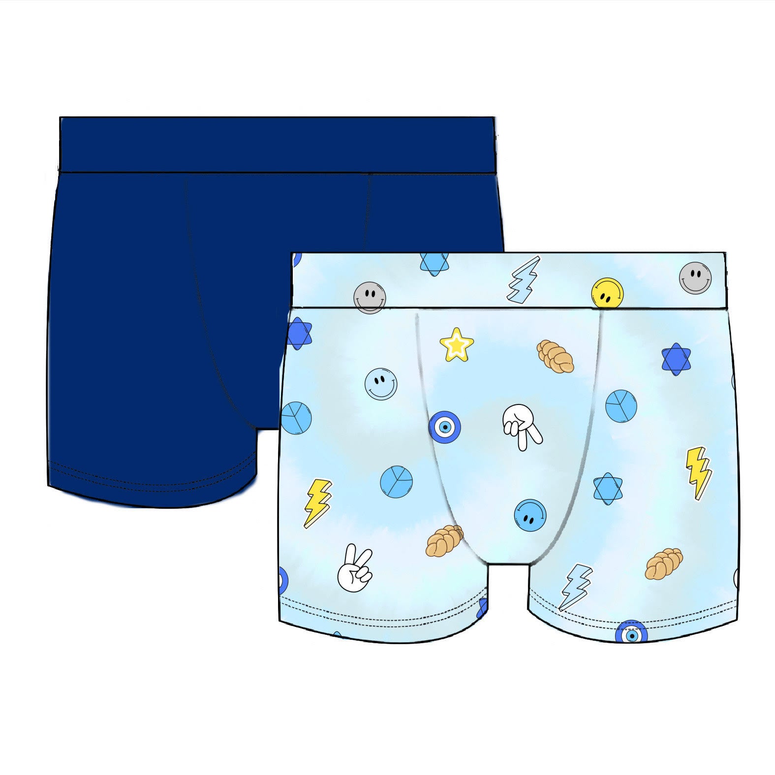 COOL ICONS 2 PACK BOXERS