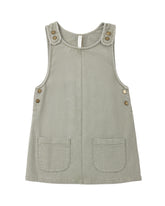DARK SAGE ODETTE OVERALL DRESS - RYLEE + CRU - DRESSES