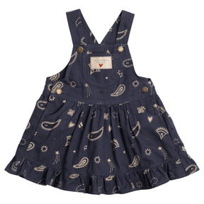MIDNIGHT BANDANA OVERALL DRESS (PREORDER)