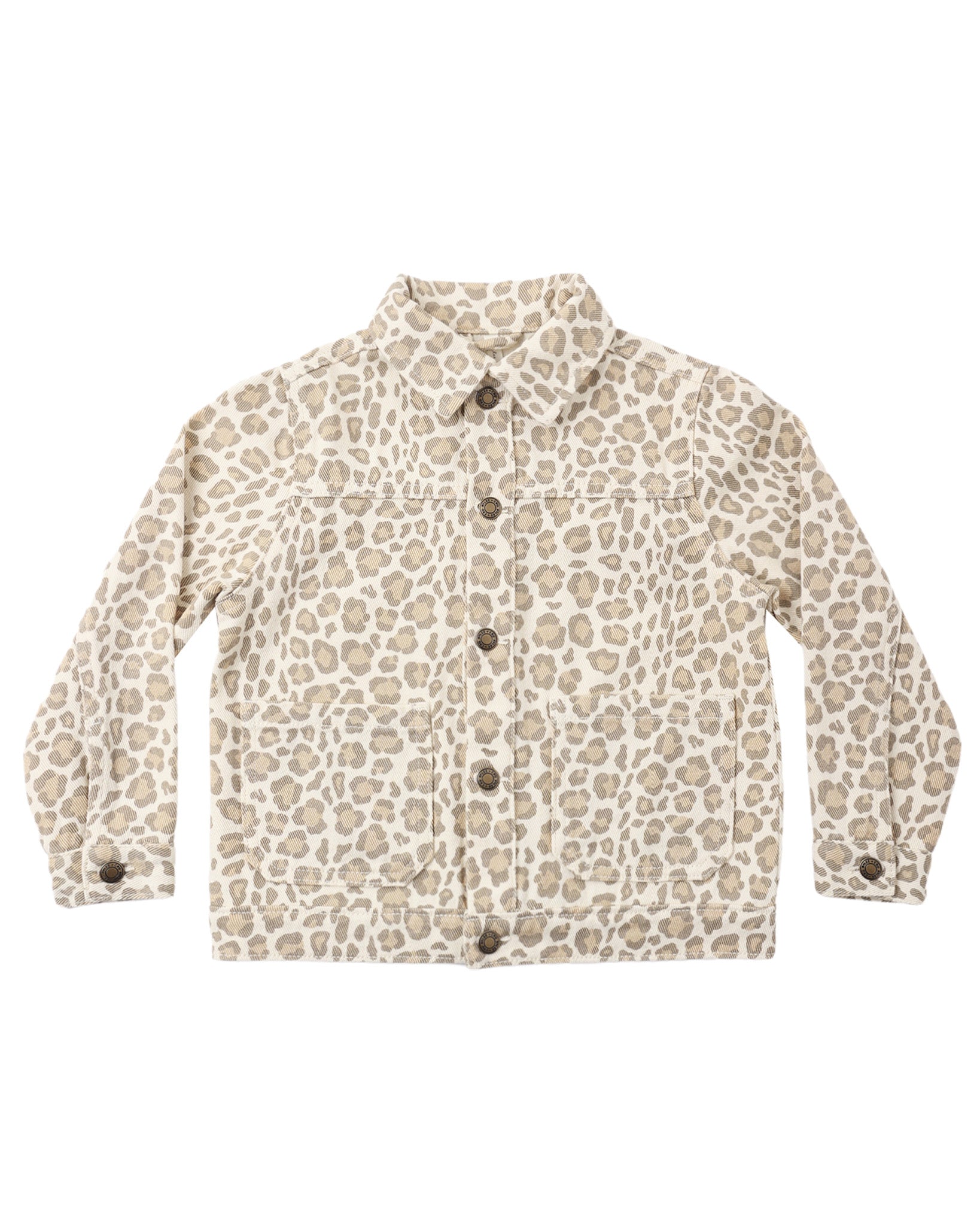 LEOPARD DENIM JACKET