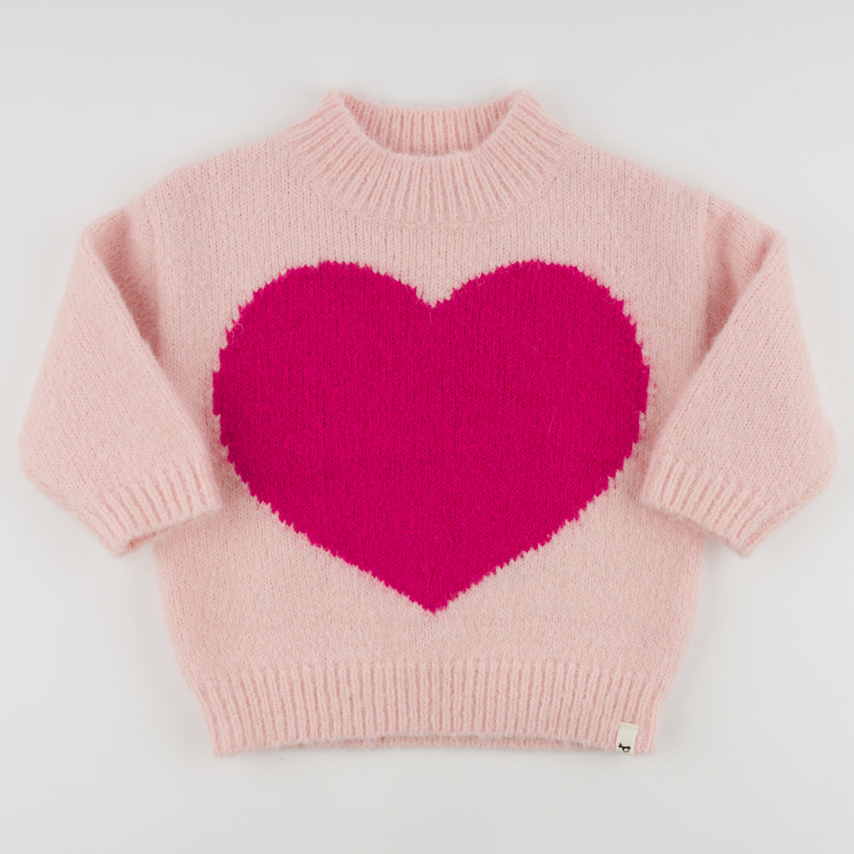 HEART KNITTED SWEATSHIRT AND LEGGINGS SET (PREORDER)