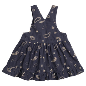 MIDNIGHT BANDANA OVERALL DRESS (PREORDER)