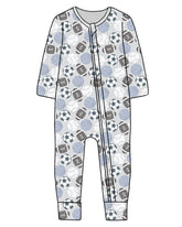 VARSITY ZIP FOOTIE (PREORDER) - ESME - FOOTIES