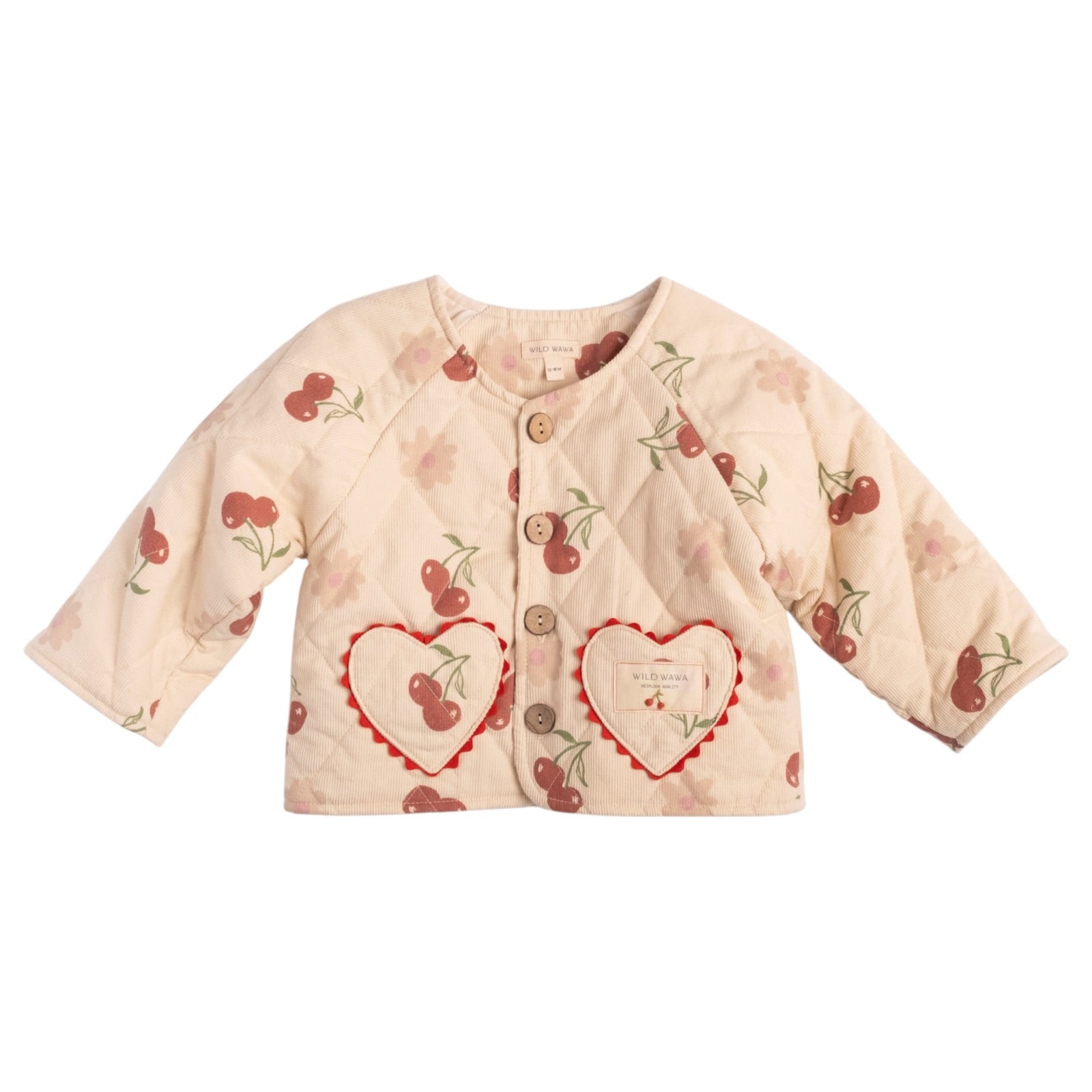 QUILTED CHERRY BLOOM JACKET (PREORDER)